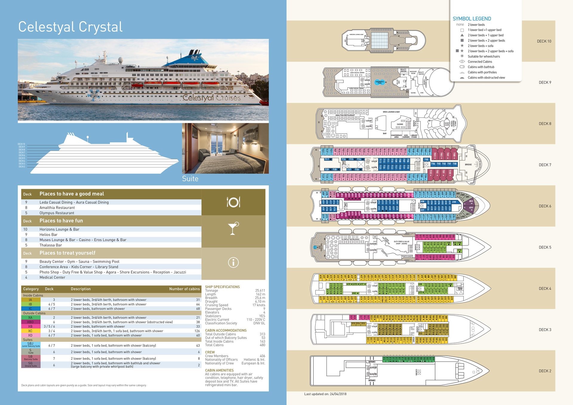  Celestyal Crystal deckplan